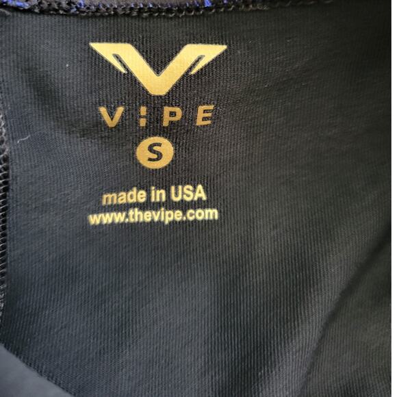 NWT Vipe Althletic Tank Top Built in Bra Blue & Black Color Blocked Yoga - S - Picture 8 of 9